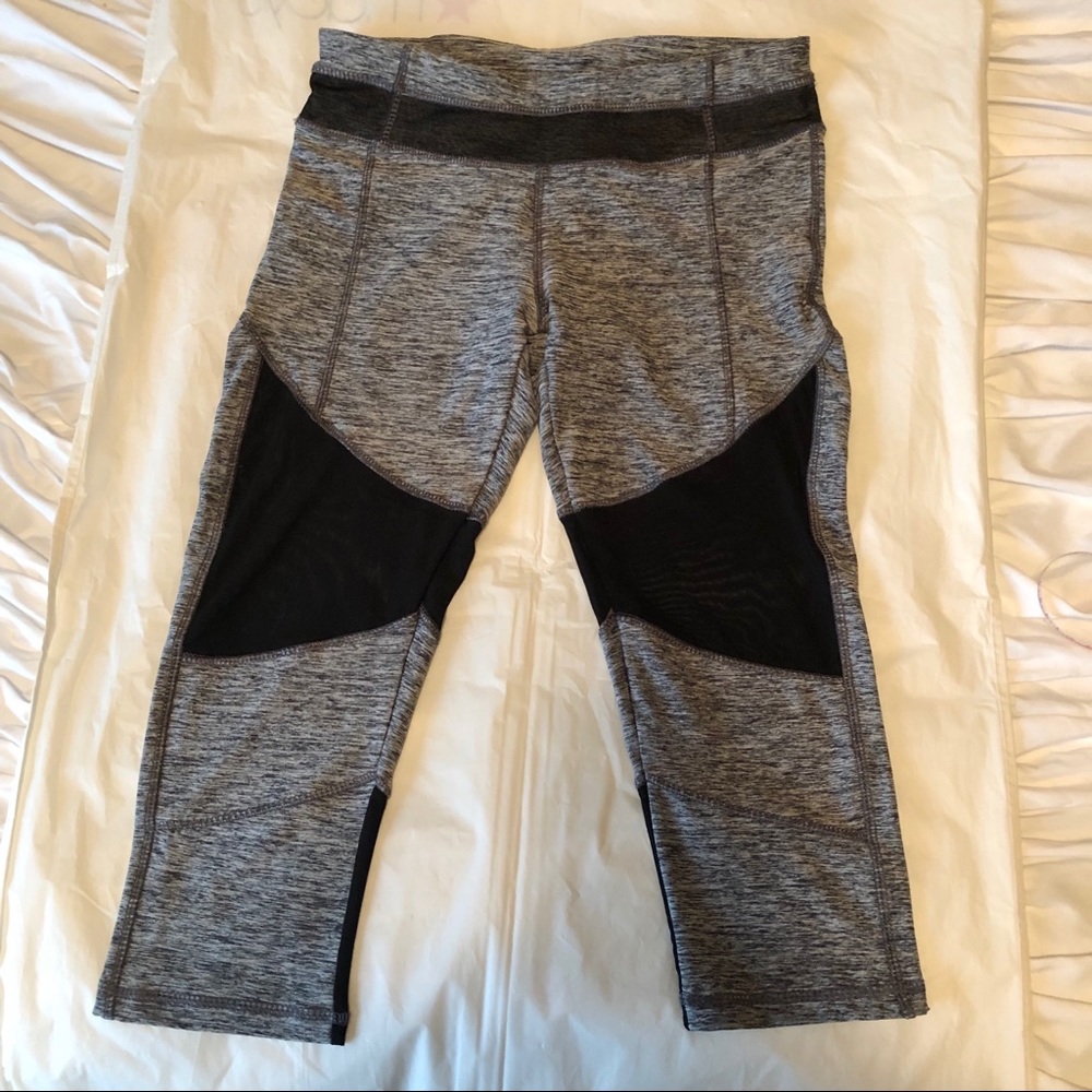 Cute Grey and Black Mesh leggings